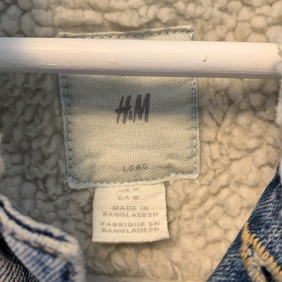H&M lined denim jacket - Picture 2 of 4
